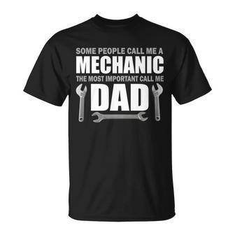 Funny Mechanic Dad Tshirt Unisex T-Shirt - Monsterry DE
