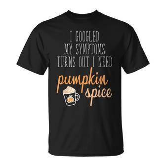 Funny Pumpkin Spice Fall Drink Design For Fall Season Unisex T-Shirt - Seseable