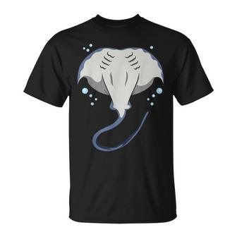 Funny Stingray Headless Halloween Fish Costume Diy Outfit Unisex T-Shirt - Seseable