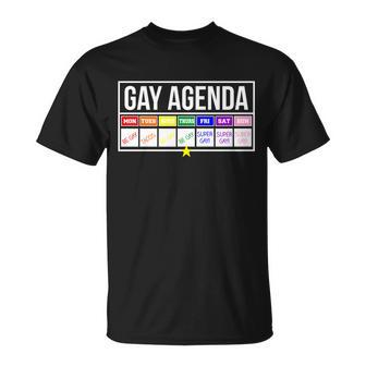 Gay Agenda Be Gay Super Gay Taco Tuesday Funny Tshirt Unisex T-Shirt - Monsterry DE