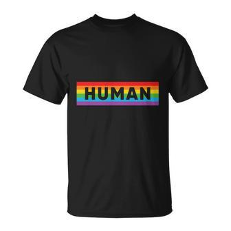 Gay Pride Human Lgbt Pride Month Unisex T-Shirt - Monsterry