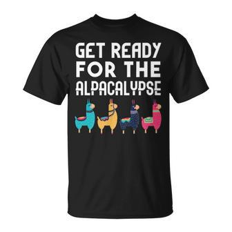 Get Ready For The Alpacalypse Unisex T-Shirt - Seseable