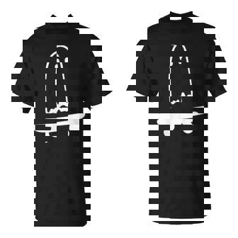 Ghost Skateboard Lazy Halloween Costume Skateboarding T-shirt - Thegiftio UK