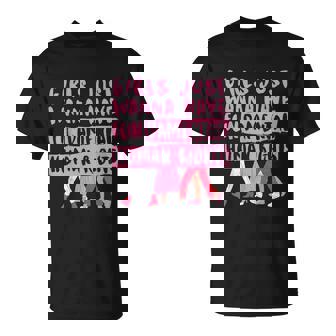 Girls Just Wanna Have Fundamental Human Rights Feminist Rights T-shirt - Thegiftio