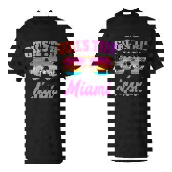 Girls Trip Miami 2022 For Girls Weekend Friends T-shirt - Thegiftio UK
