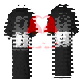 Gnomes Valentines Day Couple Matching - Gnomes Valentines Men Women T-shirt Graphic Print Casual Unisex Tee - Thegiftio