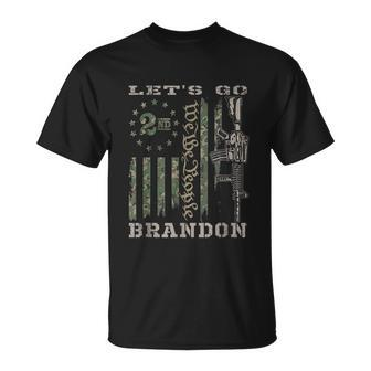 Lets Go Brandon Gun American Flag Patriots Lets Go Brandon T-shirt - Thegiftio UK