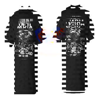 God Bless America Eagle Land Of The Free Home Of The Brave V2 T-shirt - Thegiftio