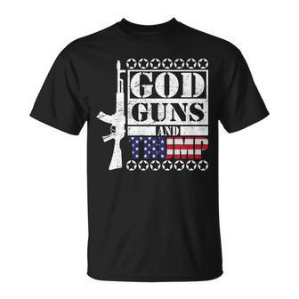God Guns Trump Tshirt V2 Unisex T-Shirt - Monsterry DE
