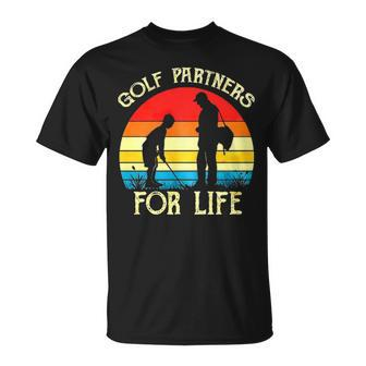 Golfing S Matching Father Son Golf Partners For Life Shirts Fathers Day Idea Vintage Best Friends Shirt Boys Youth T-shirt - Thegiftio UK