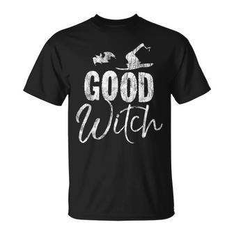 Good Witch Funny Halloween Party Couples Costume Unisex T-Shirt - Seseable