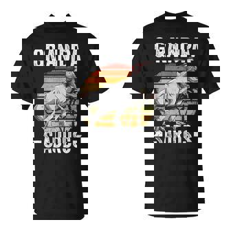 Grandpa Saurus Dinosaur Grandpasaurus Matching Rex T-shirt - Thegiftio