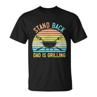 Grilling Fathers Day Retro Bbq Dad Is Grilling T-Shirt - Thegiftio UK