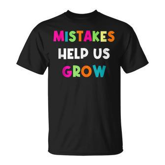 Groovy Growth Mindset Positive Retro Teachers Back To School V3 T-shirt - Thegiftio UK