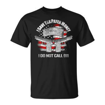 Gun Control I Save Tax Unisex T-Shirt - Monsterry CA