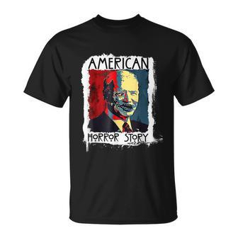 Halloween Biden Horror American Zombie Story Halloween Vintage T-Shirt - Thegiftio