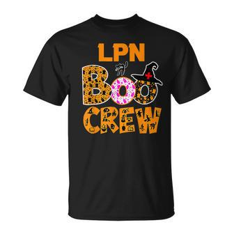 Halloween Lpn Boo CrewNurse Halloween Unisex T-Shirt - Seseable