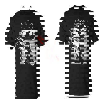 Halloween Retro Cat Cats Vintage Vintage Men Women T-shirt Graphic Print Casual Unisex Tee - Thegiftio UK