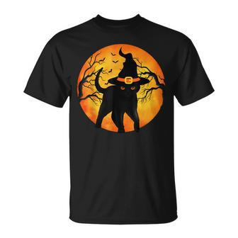 Halloween Scary Black Cat Boys Girls Kids Halloween Unisex T-Shirt - Seseable