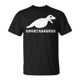 Halloween Scary Dinosaurs Ghost Spooky Boo Funny Unisex T-Shirt - Seseable