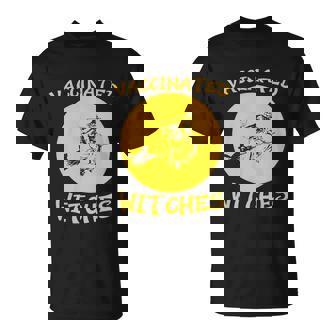Halloween Vaccinated Witches Spooky Halloween T-Shirt - Thegiftio UK