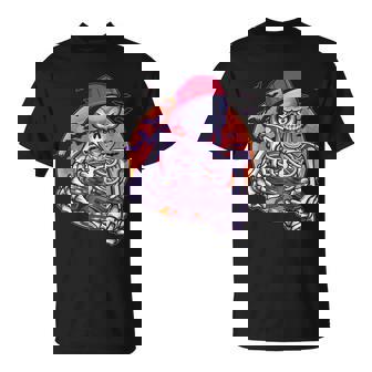 Halloween Video Gamer Skeleton Tshirt Unisex T-Shirt - Monsterry