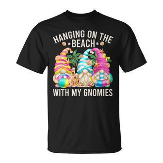 Hanging With My Gnomies For Beach Summer Gnome T-shirt - Thegiftio UK