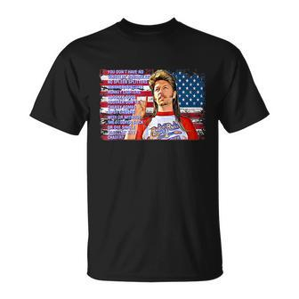 Happy 4Th Of July Merica Funny Joe American Flag Unisex T-Shirt - Monsterry AU