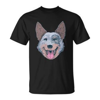 Happy Australian Cattle Dog Tshirt Unisex T-Shirt - Monsterry