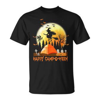 Happy Camp O Ween Camper Camping Halloween Costumes T-shirt - Thegiftio UK