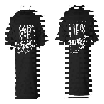Happy Harvest Halloween Quote Unisex T-Shirt - Monsterry