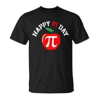 Happy Pi Day Teachers Apple Unisex T-Shirt - Monsterry
