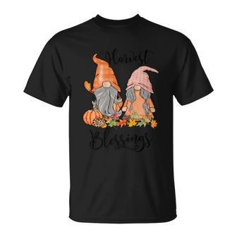 Harvest Blessings Thanksgiving Quote V2 Unisex T-Shirt - Monsterry