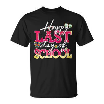 Hello Summer Teacher Student Kids Happy Last Day Of School Unisex T-Shirt - Seseable