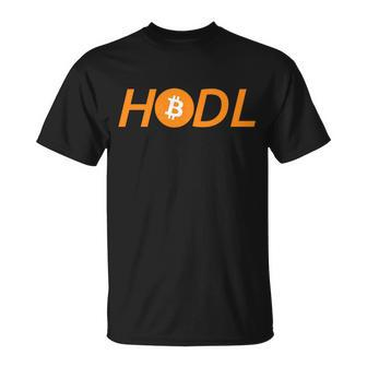 Hodl Bitcoin Logo Tshirt Unisex T-Shirt - Monsterry