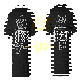 Horoscope Queen Leo Symbol Zodiac Sign Personality Birthday Unisex T-Shirt | Seseable CA