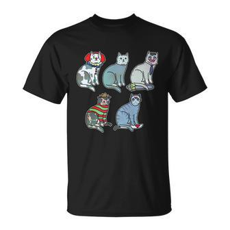 Horror Movie Cats Unisex T-Shirt - Monsterry AU