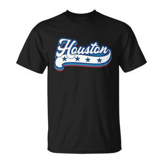 Houston Texas 4Th Of July American Usa Patriotic America Unisex T-Shirt - Monsterry