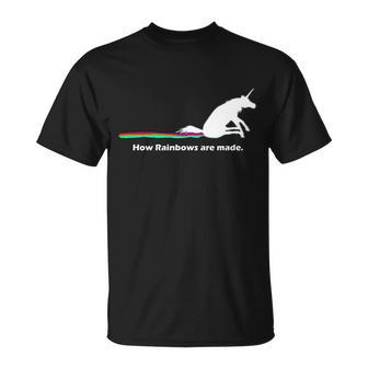 How Rainbows Are Made Unicorn Tshirt Unisex T-Shirt - Monsterry UK