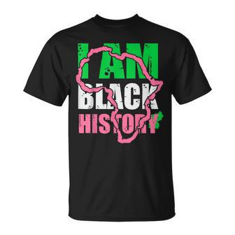 I Am Black History Aka Black History Month 2022 Men Women T-shirt Graphic Print Casual Unisex Tee - Thegiftio UK