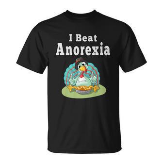 I Beat Anorexia Tshirt Unisex T-Shirt - Monsterry AU