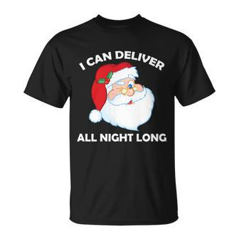 I Can Deliver All Night Long X-Mas Bad Santa Tshirt Unisex T-Shirt - Monsterry DE