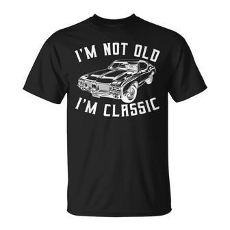 I’M Not Old I’M Classic Retro Vintage Car T-shirt - Thegiftio UK