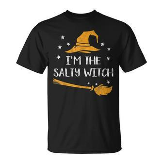 Im The Salty Witch Halloween Gift Matching Group Costume Unisex T-Shirt - Seseable