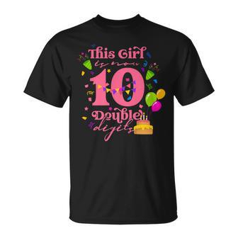 Its My 10Th Birthday This Girl Is Now 10 Years Old V2 Unisex T-Shirt - Seseable