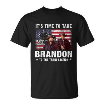 Its Time To Take Brandon To The Train Station V3 Unisex T-Shirt - Monsterry