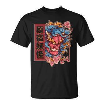 Japanese Harajuku Yokai Oni Monster Unisex T-Shirt - Monsterry DE