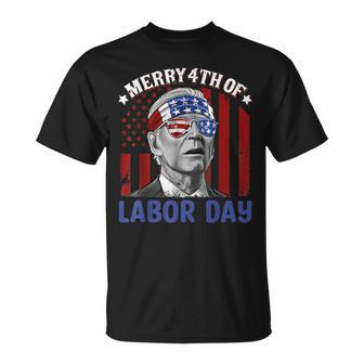 Joe Biden Merry 4Th Of Labor Day 4Th Of July V2 T-shirt - Thegiftio UK