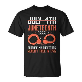 Juneteenth 1865 African Fist Black History Pride Blm Bhm T-Shirt - Thegiftio UK