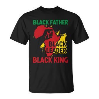Juneteenth Day Black Father Black History Gift For Dad Fathers Day Unisex T-Shirt - Monsterry UK